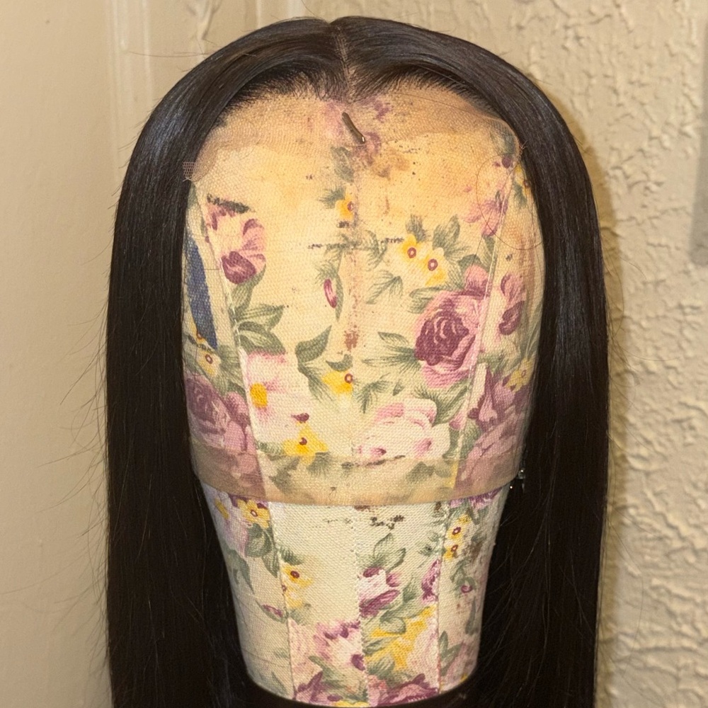 Sleek Black Wig